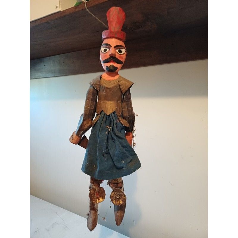 Ancient Asian Minor Puppet "Warrior"