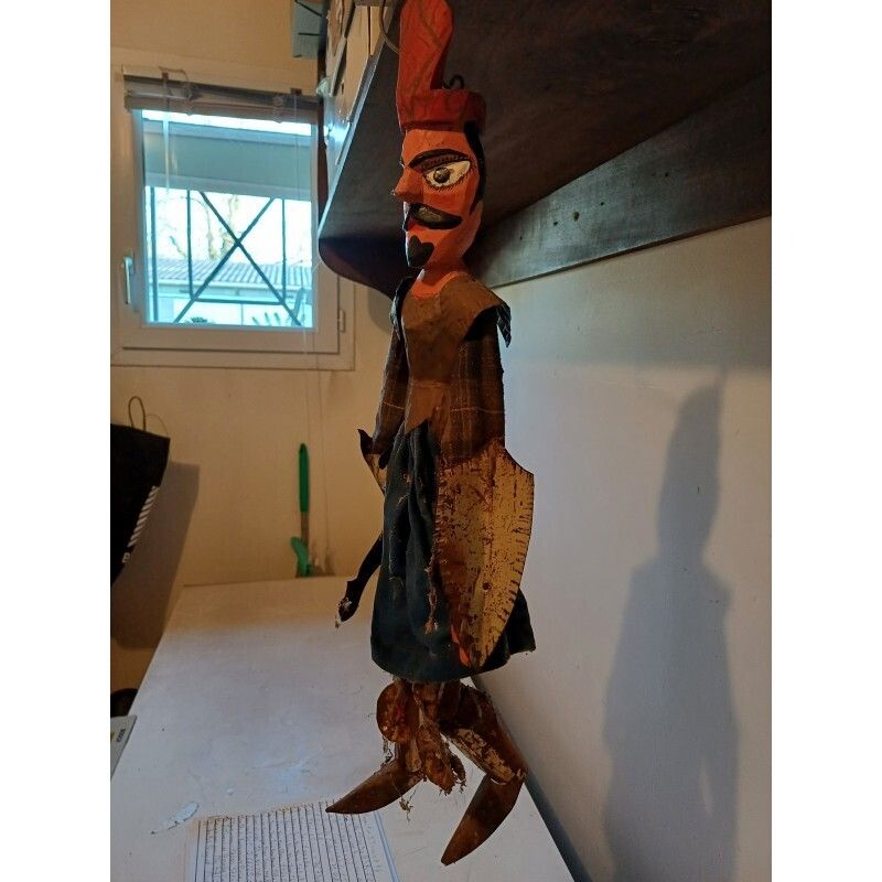 Ancient Asian Minor Puppet "Warrior" photo for sale