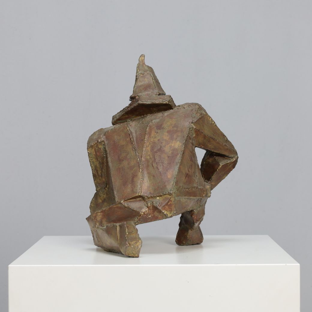 “Starke Jâan” Sculpture In Welded Steel By Louk Van Meurs, Netherlands, C. 1970s photo 763.0