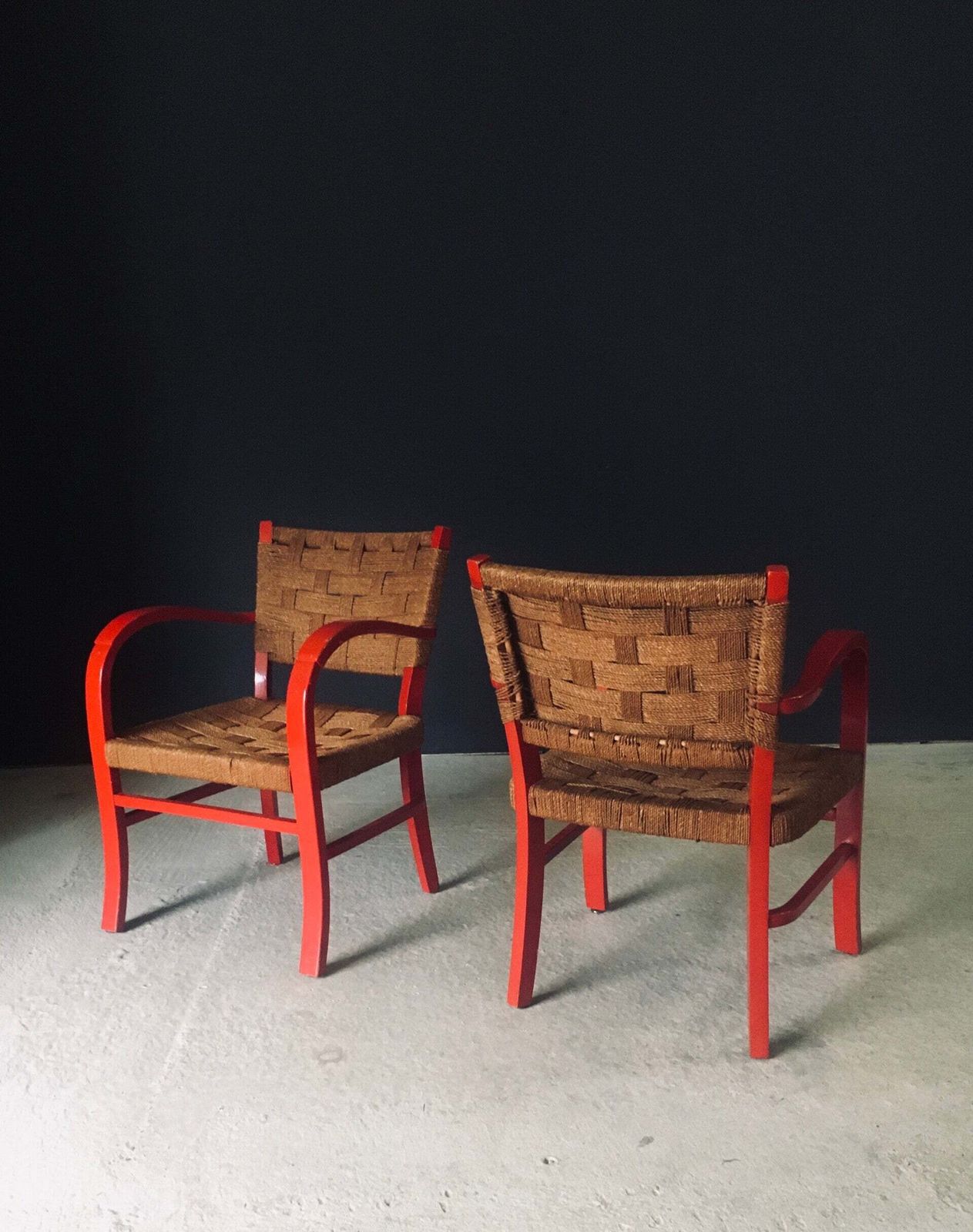 Mediterrane Design Fauteuils Set 1, Frankrijk, Ca. Jaren 1950