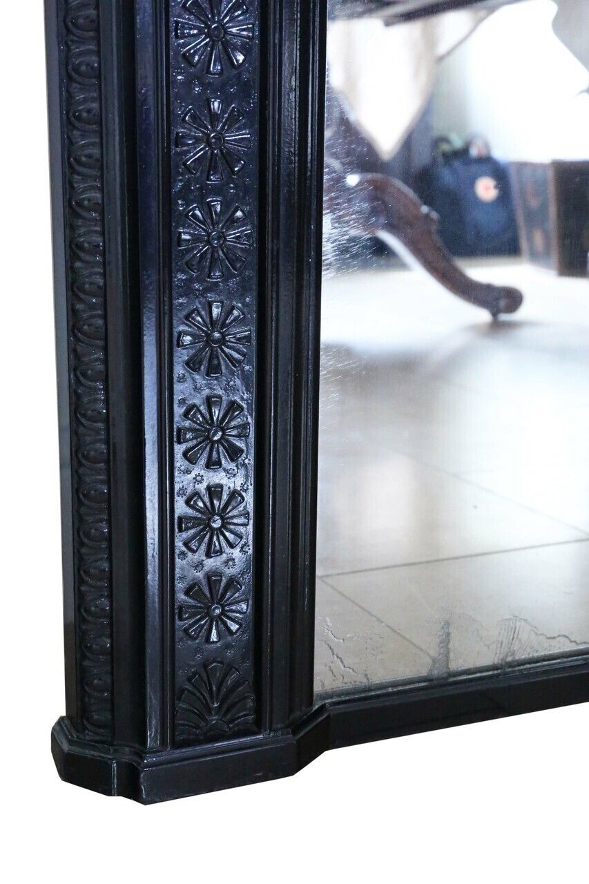 Antique Late 19th Century Very Large Floor Or Overmantle Wall Mirror – Fine Quality photo buy
