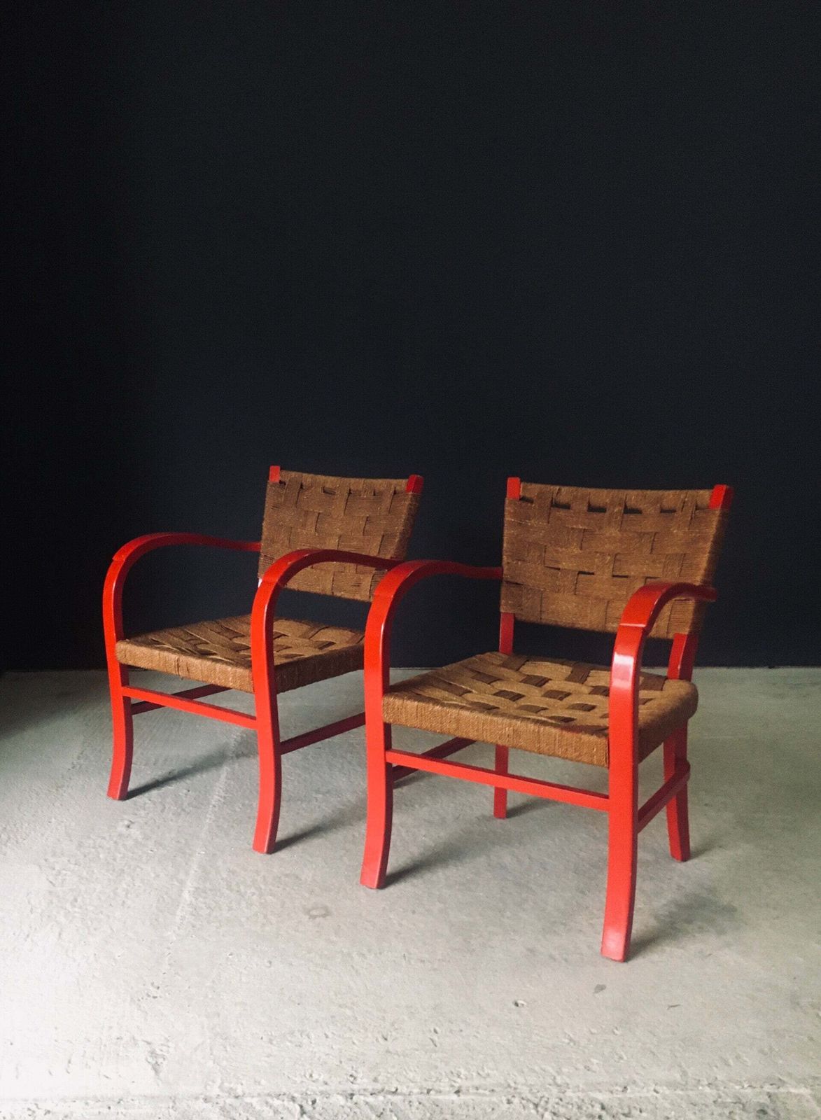 Mediterrane Design Fauteuils, Set Van 2 – Frankrijk, Ca. Jaren 1950 photo furniture