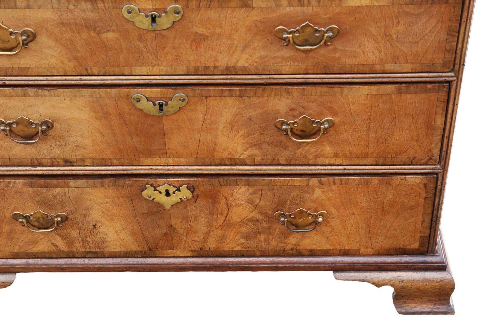 Antique 18th Century Georgian Large Walnut Bureau Bookcase – High Quality Display photo buy