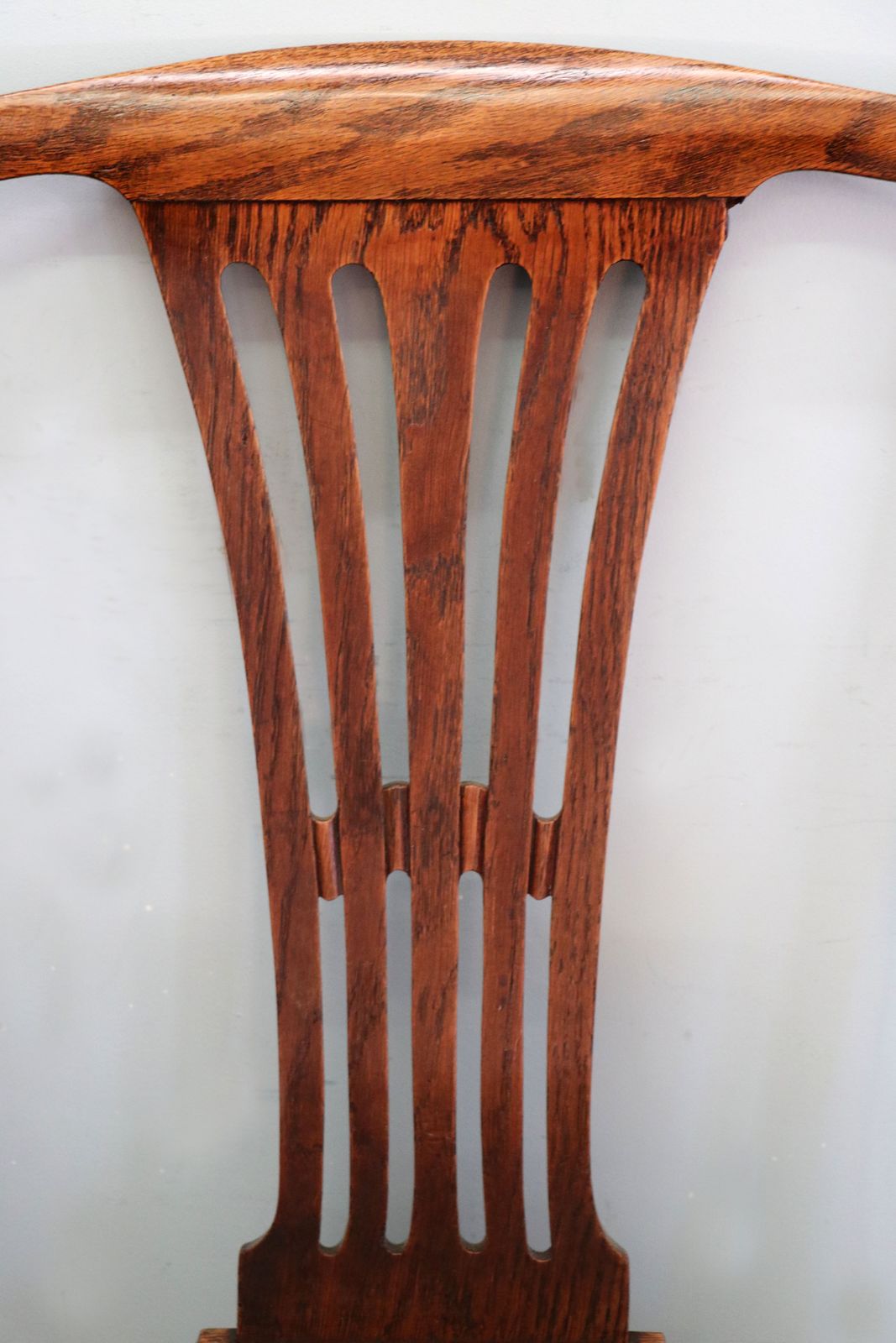photo furniture Two Lovely Early 19th Century Country Made Elm And Ash Framed Carver Chairs