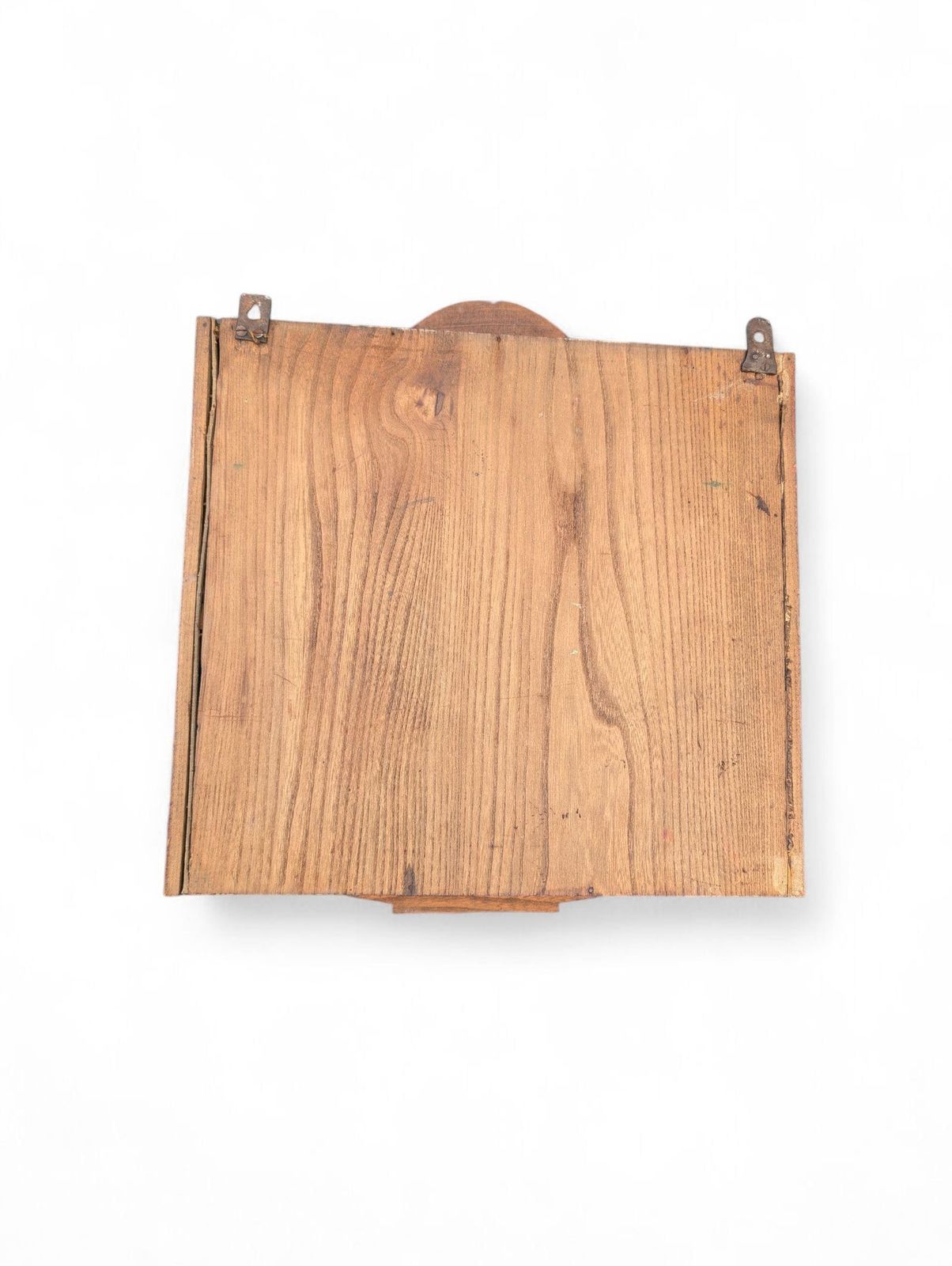 photo buy Large Art Nouveau Carved Oak Wall Cabinet With Mirror – Floral Motif –1920s
