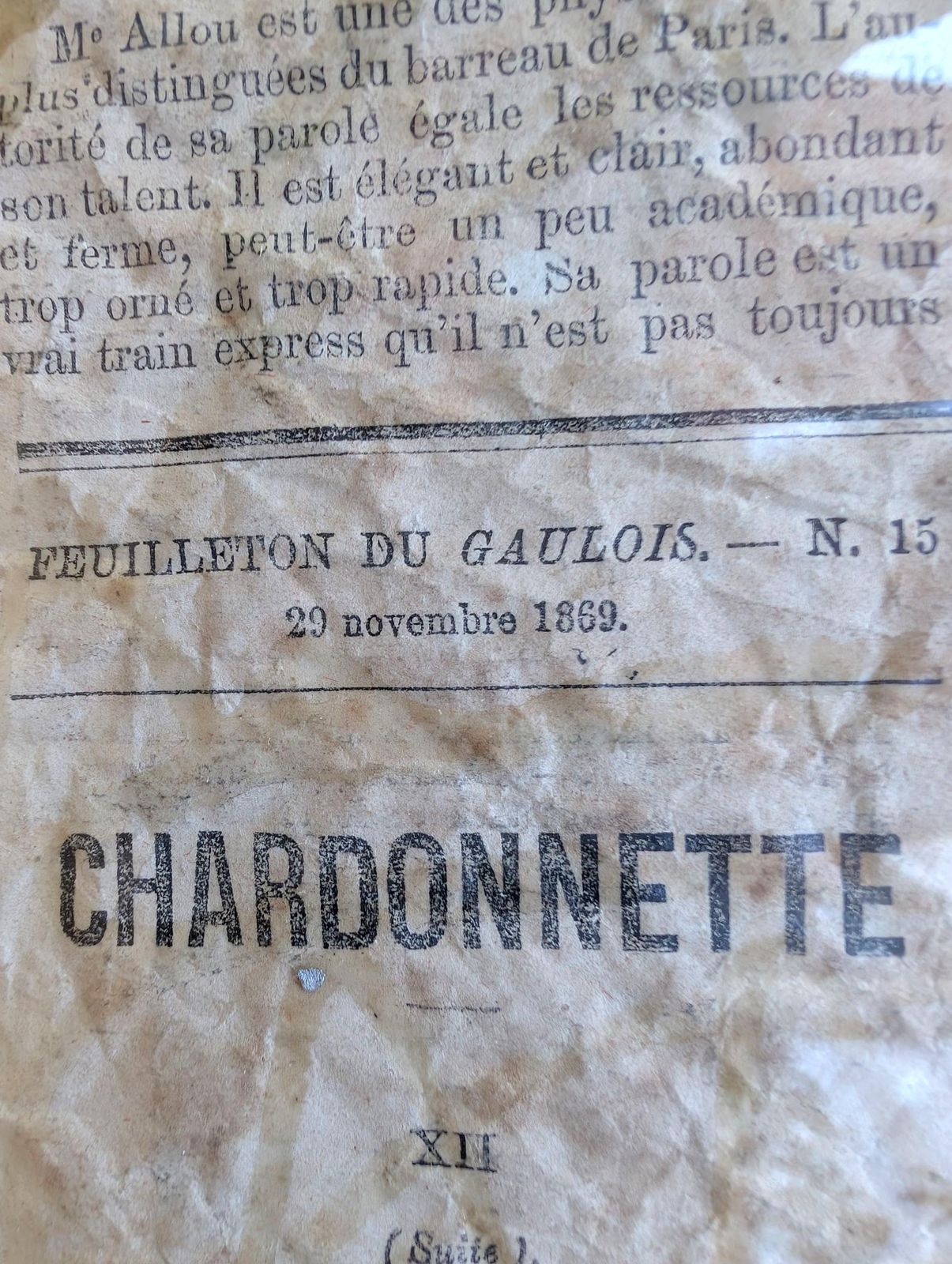 Antique French Chinoiserie Sewing Table / Work Table, Ca. 1869, Lacquer With Newspaper Detail photo buy