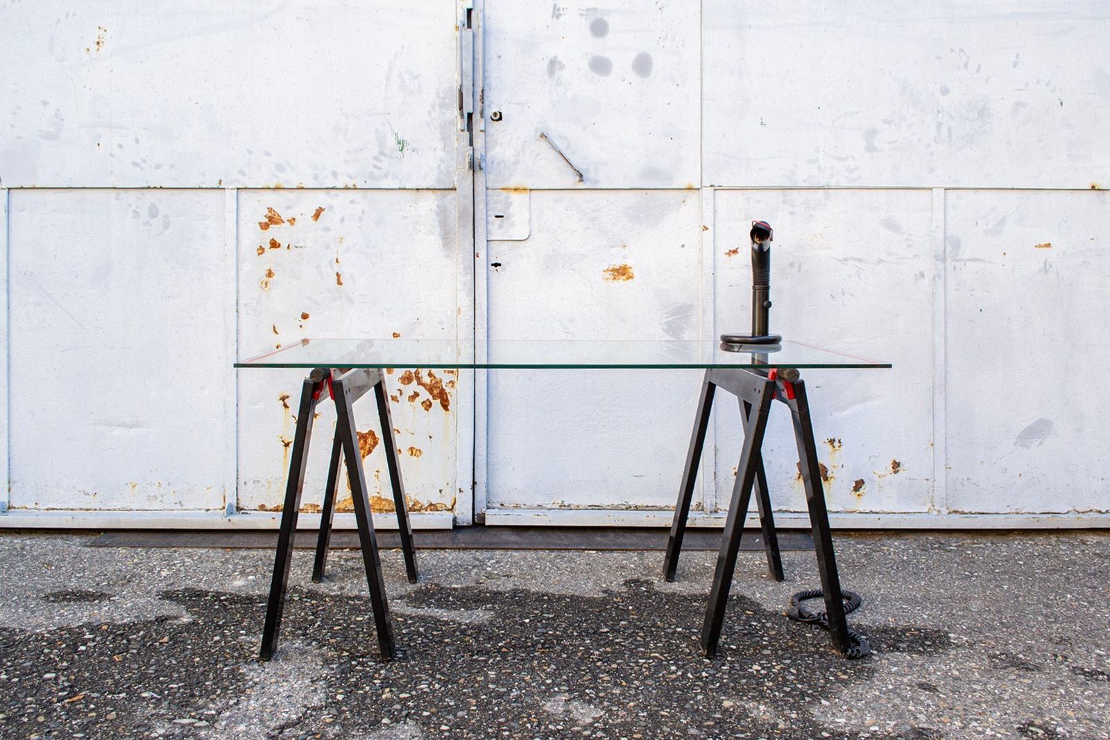 Gaetano Trestle Desk By Gae Aulenti For Zanotta, 1970s