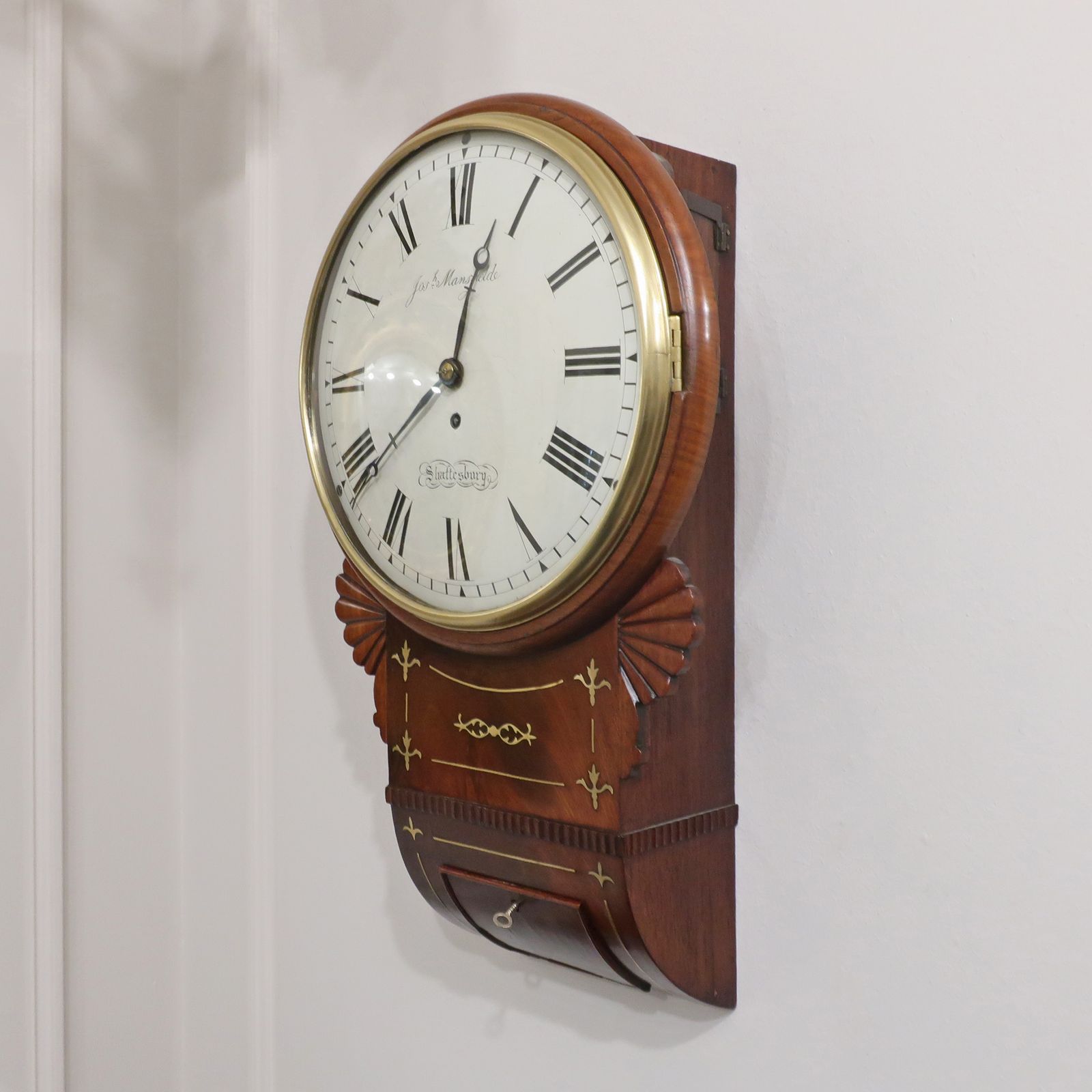 Victorian Drop Dial Wall Clock By Joseph Mansfield Of Shaftesbury photo furniture