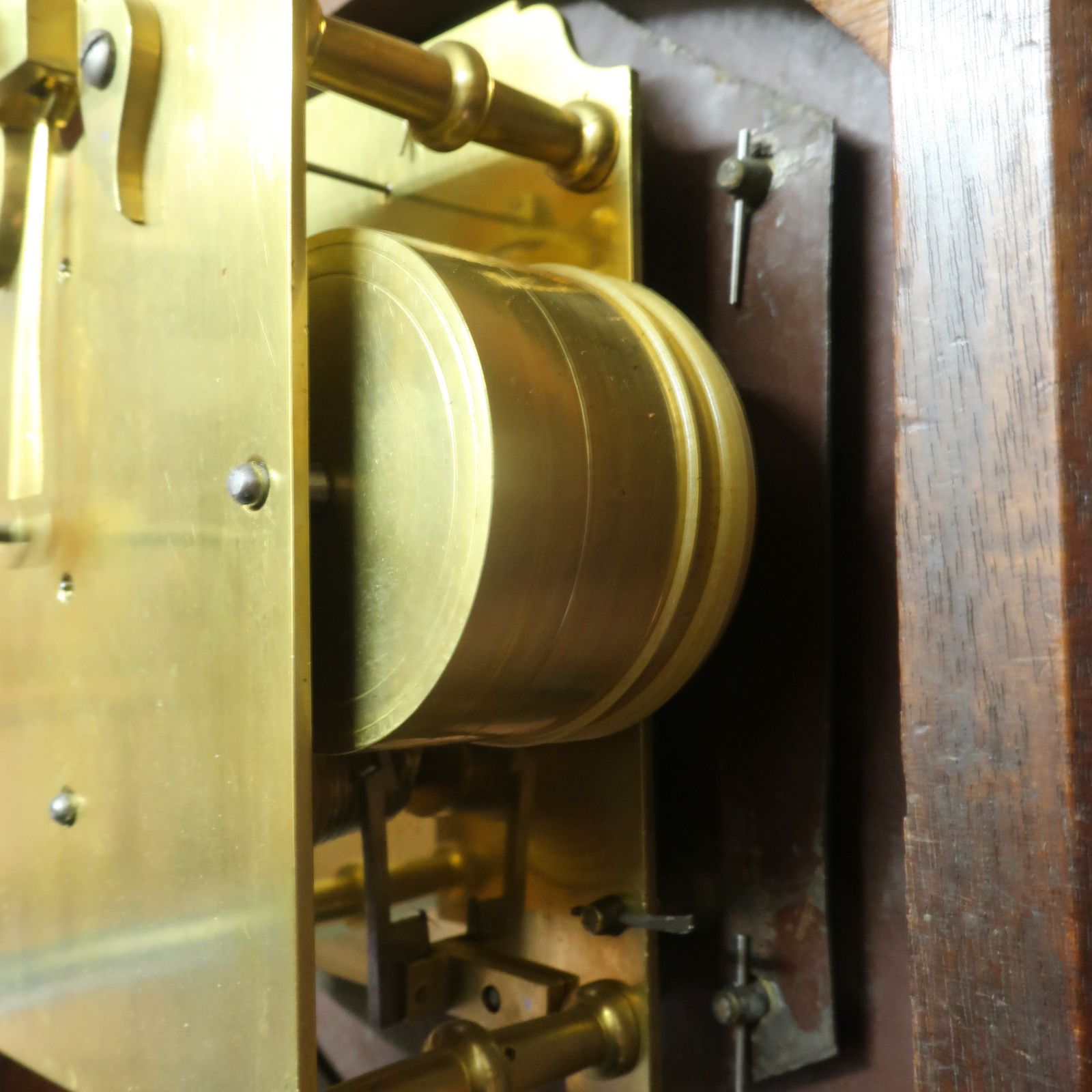 photo for sale Victorian Drop Dial Wall Clock By Joseph Mansfield Of Shaftesbury