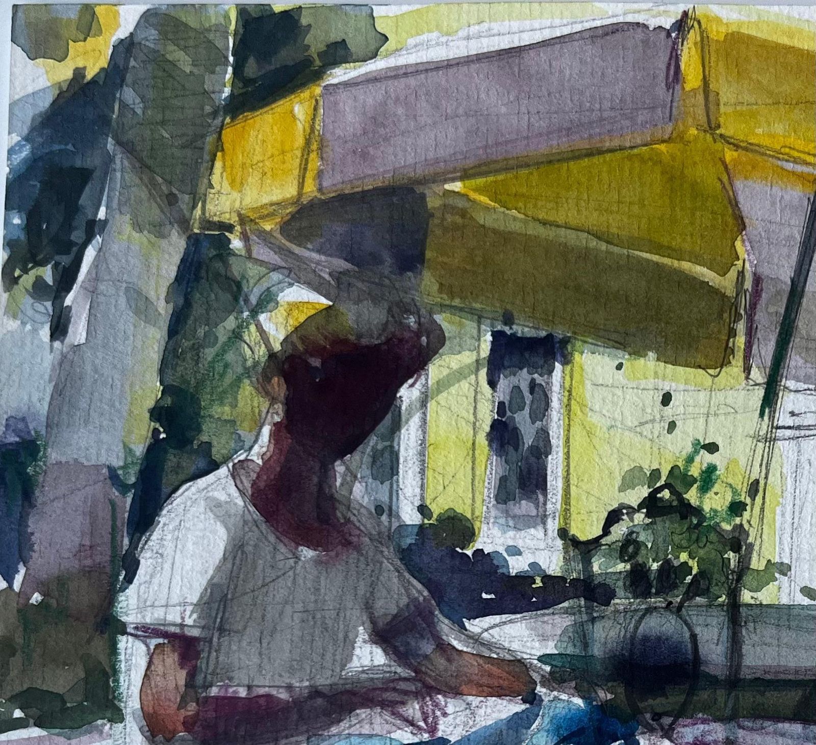 Pierre Neveugarden Shade French Terrace Figure Study By Pierre Neveu photo vinterior
