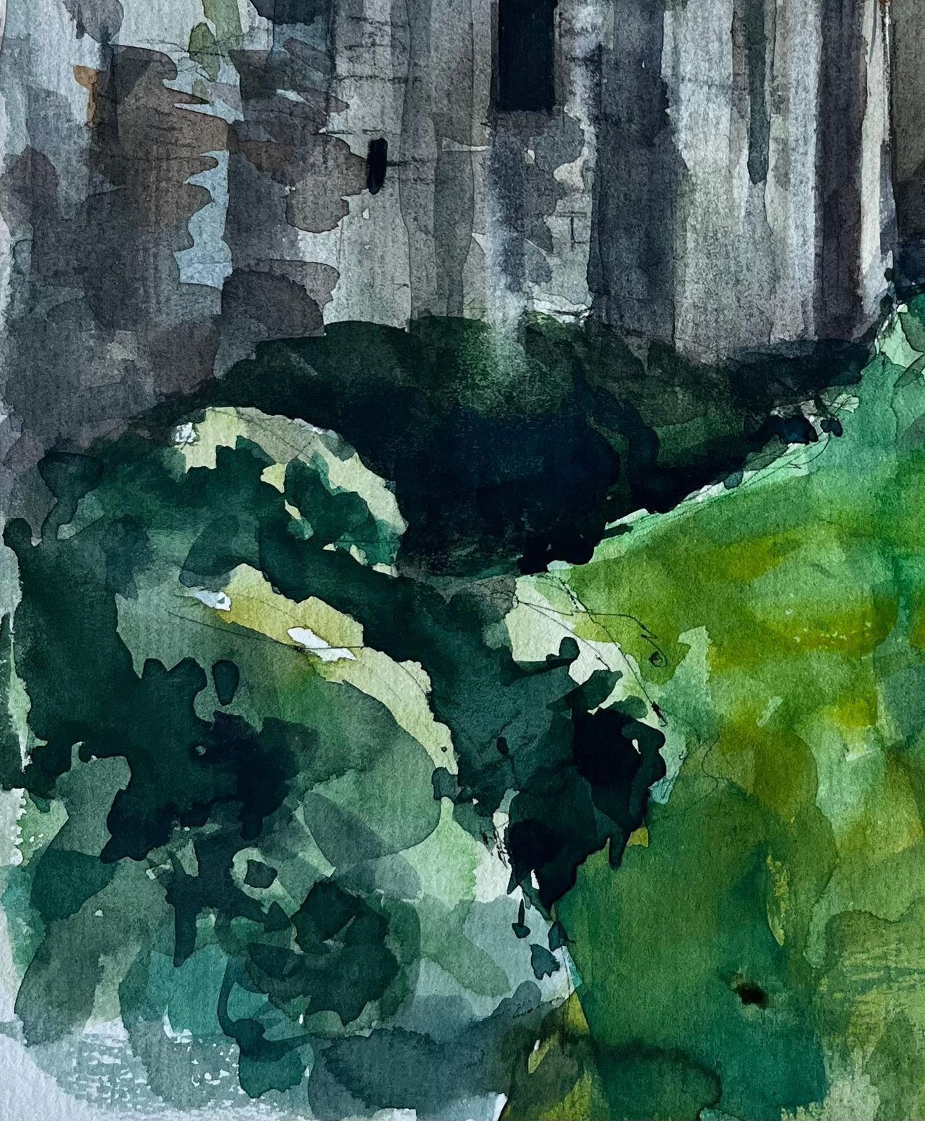 Pierre Neveuchâteau Tower And Gardens At Vannes Brittany French Watercolour By Pierre Neveu photo vinterior