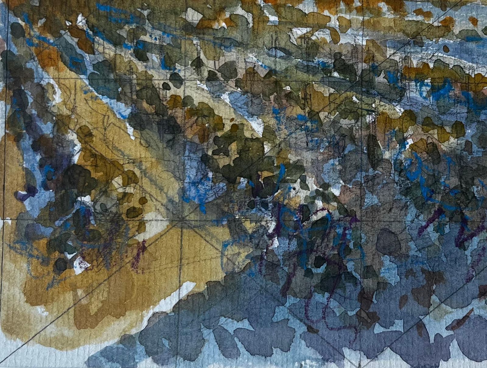 Pierre Neveule Louroux Bottereau French Landscape Watercolour By Pierre Neveu photo vinterior
