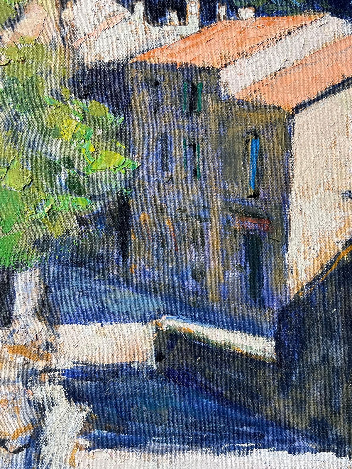 Pierre Neveusunlit Village Street In Provence Post Impressionist French Oil Painting photo buy