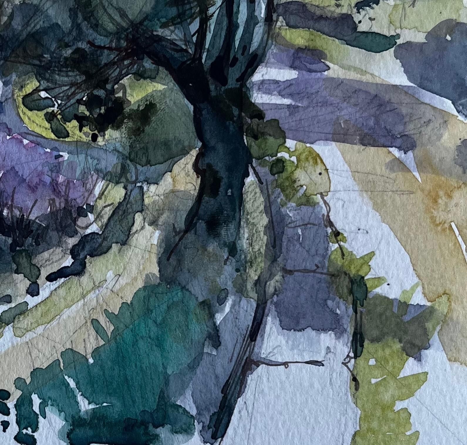 Pierre Neveuchamps De Grasse Provence Landscape French Post Impressionist Watercolour photo buy