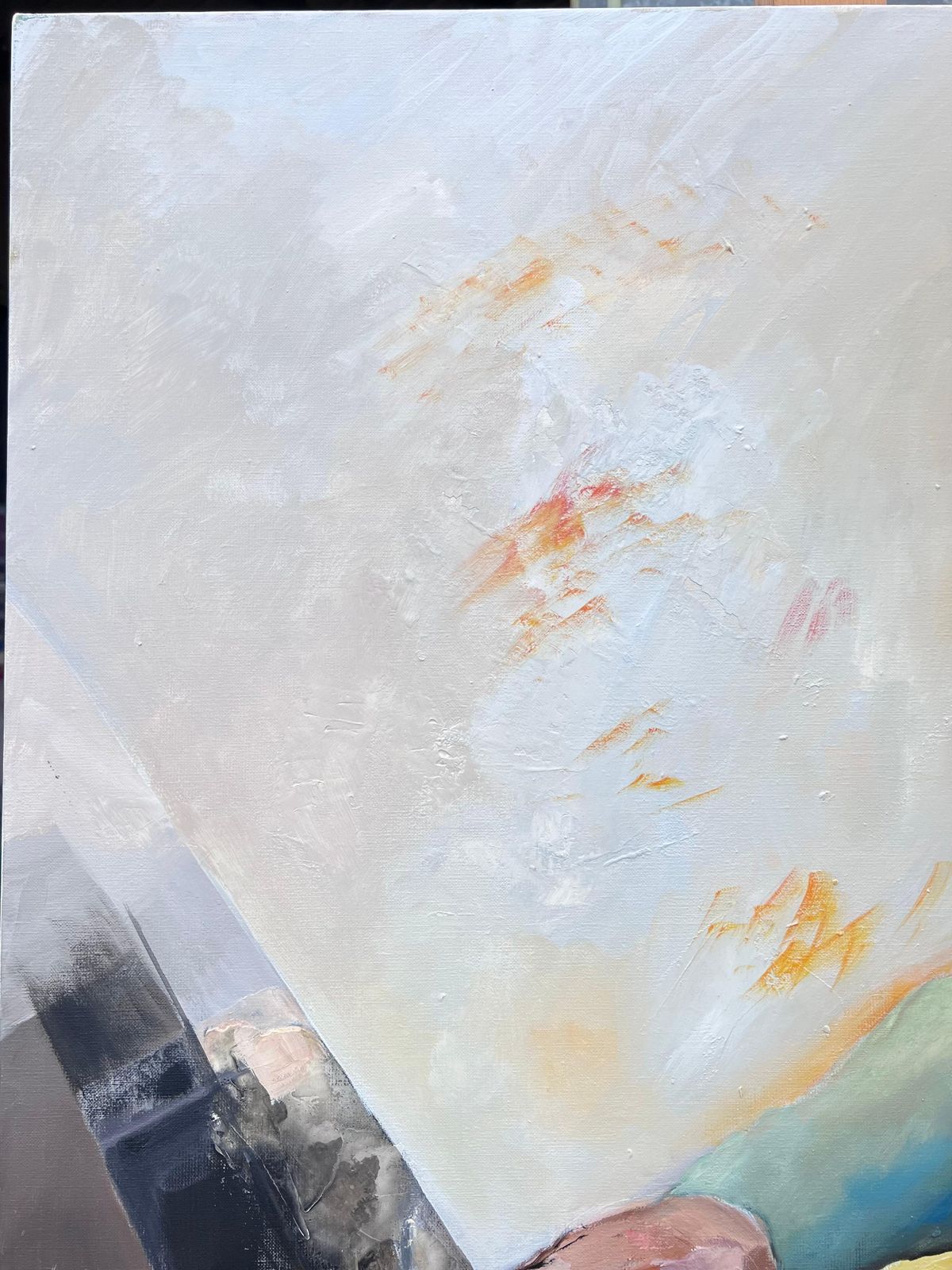 Jacqueline Verdet (1931 2023)huge French Contemporary Modernist Abstract Oil Painting The Piano Player photo buy