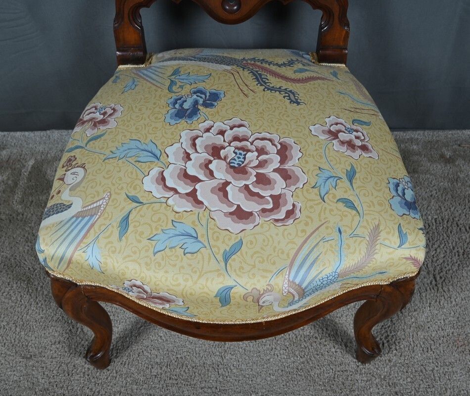 Mahogany Wet Nurse's Chair Napoleon III Period  Second Half Of The 19th Century photo 510.0