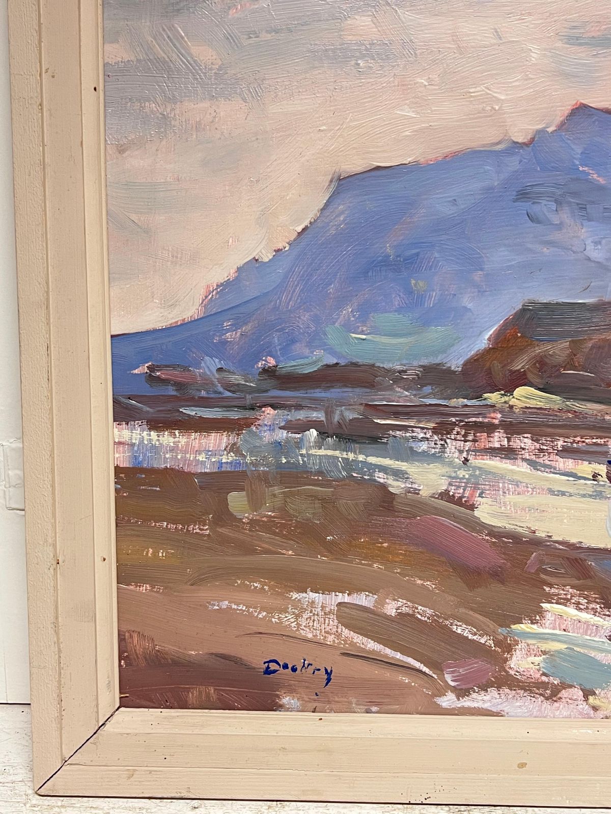 William B Dealtryfine British Impressionist Antique Oil Painting Scottish Highlands Ben Nevis photo 795.0
