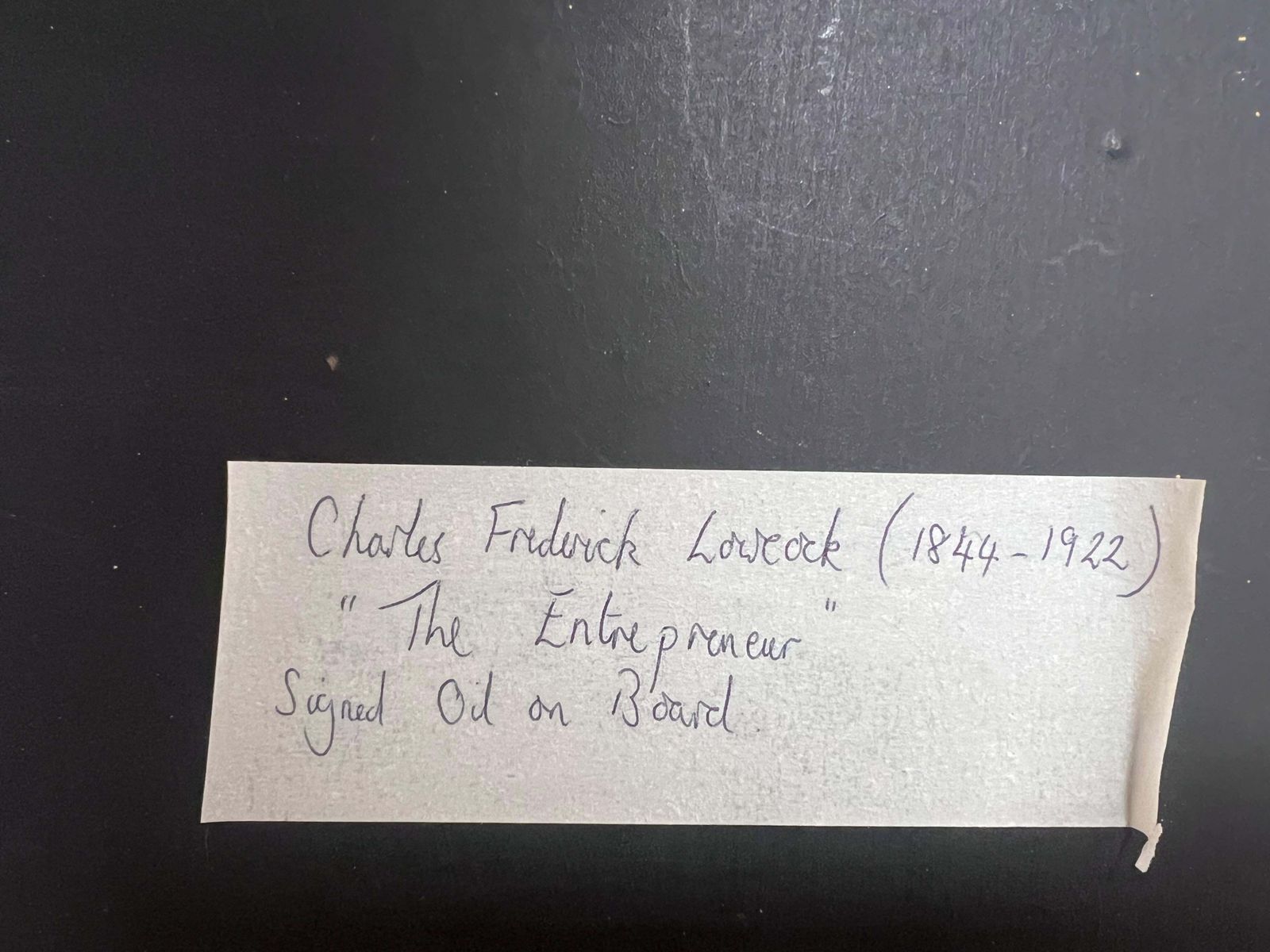 Charles Frederick Lowcocksigned Victorian British Oil Painting Children Playing Rural Village Cottage photo vintage
