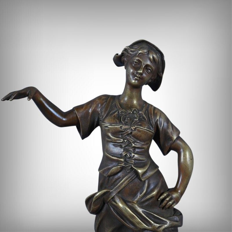 Bronze Sculpture The Fisherwoman Signed H. Giraud – Part 2 19th Century photo furniture