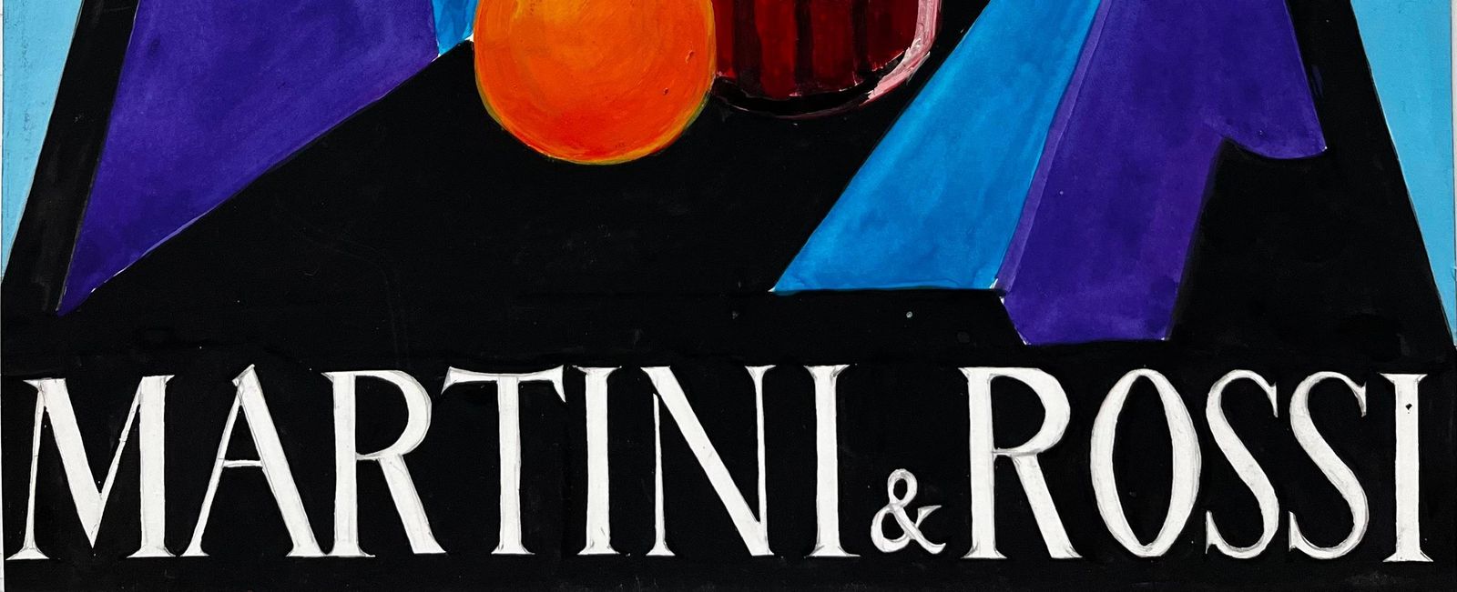 Guy Nicodmartini And Rossi Bitter Vintage Advertising Design French Modernist Gouache photo vinterior