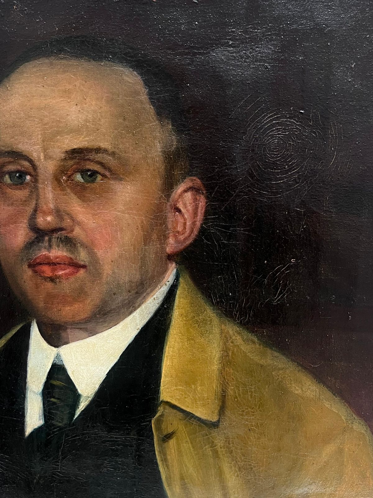 French School19th Century French Signed Oil Painting Portrait Of Distinguished Gentleman photo vinterior
