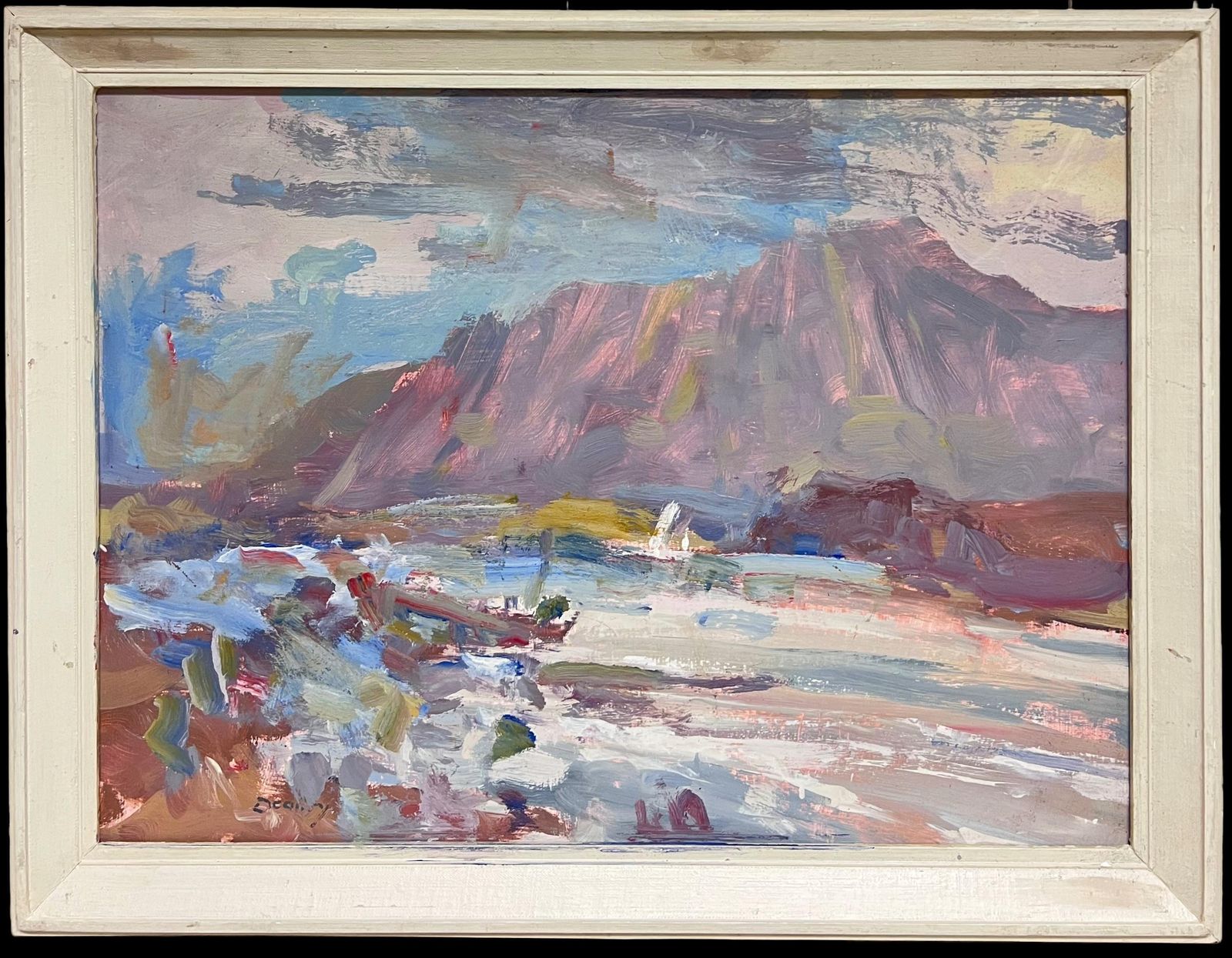 William B Dealtryfine British Impressionist Antique Oil Painting Scottish Highlands Ben Nevis