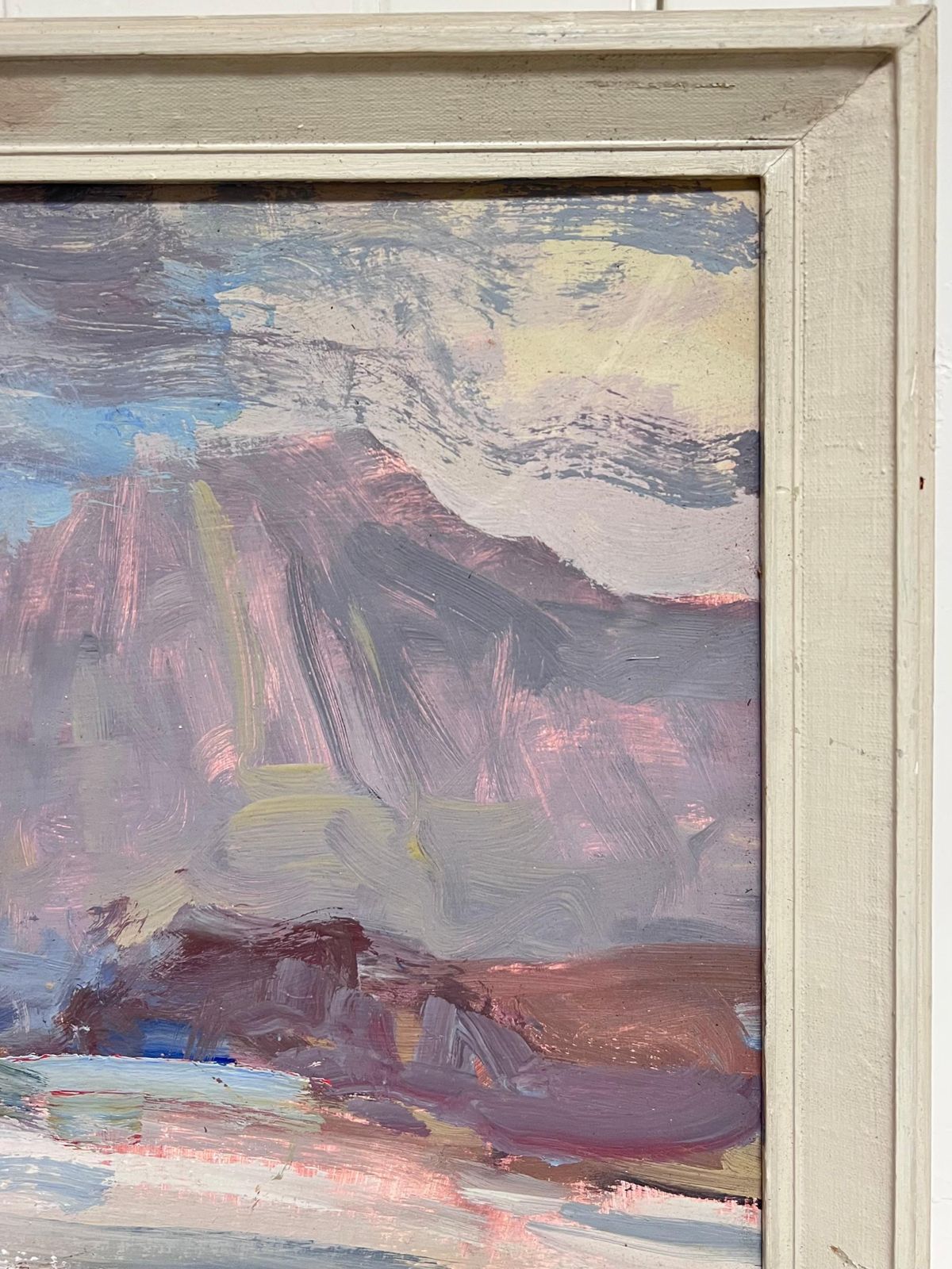 William B Dealtryfine British Impressionist Antique Oil Painting Scottish Highlands Ben Nevis photo furniture
