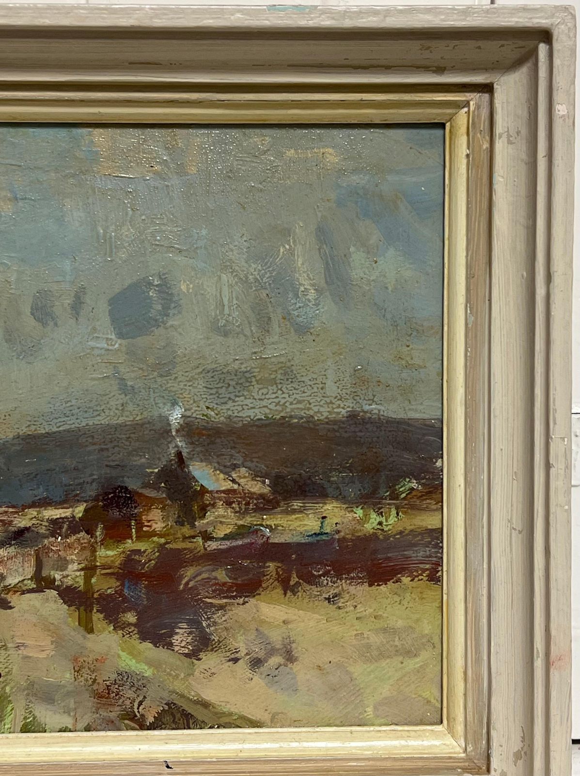William B Dealtry20th Century Scottish Impressionist Signed Oil Painting Farm In Highland Hills photo for sale