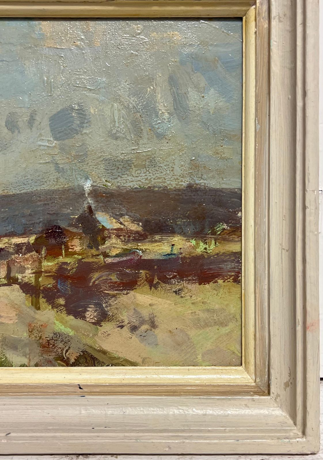 William B Dealtry20th Century Scottish Impressionist Signed Oil Painting Farm In Highland Hills photo vinterior