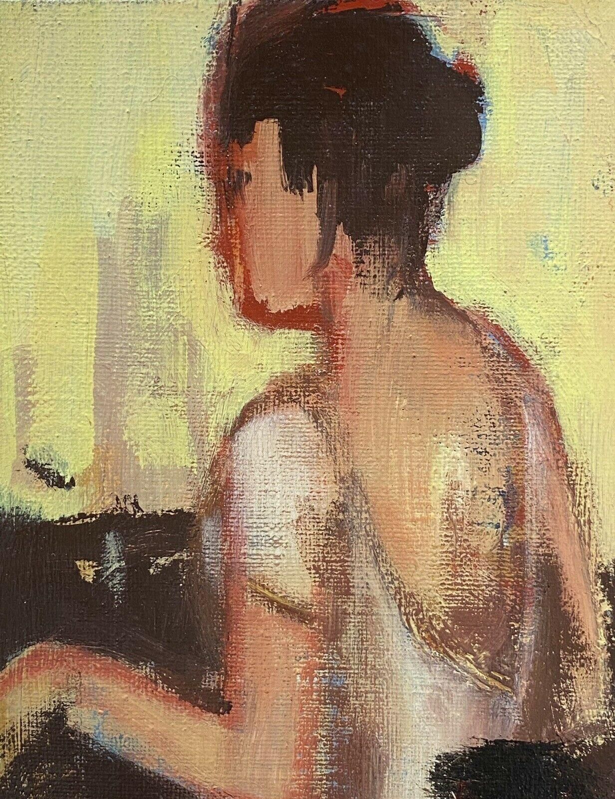 Unknownrene Leroy, French Contemporary Modernist Painting, Portrait Sketch1900s photo furniture