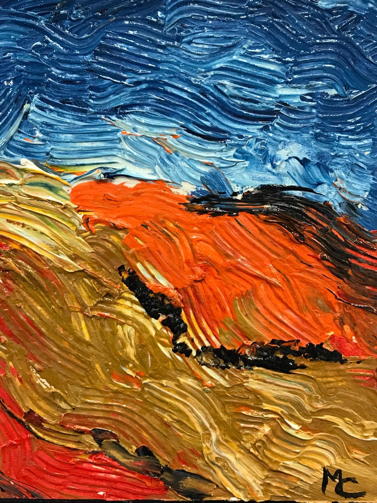 Unknownbright & Colorful French Impressionist Oil Painting, Vibrant Color Landscape2000 photo furniture