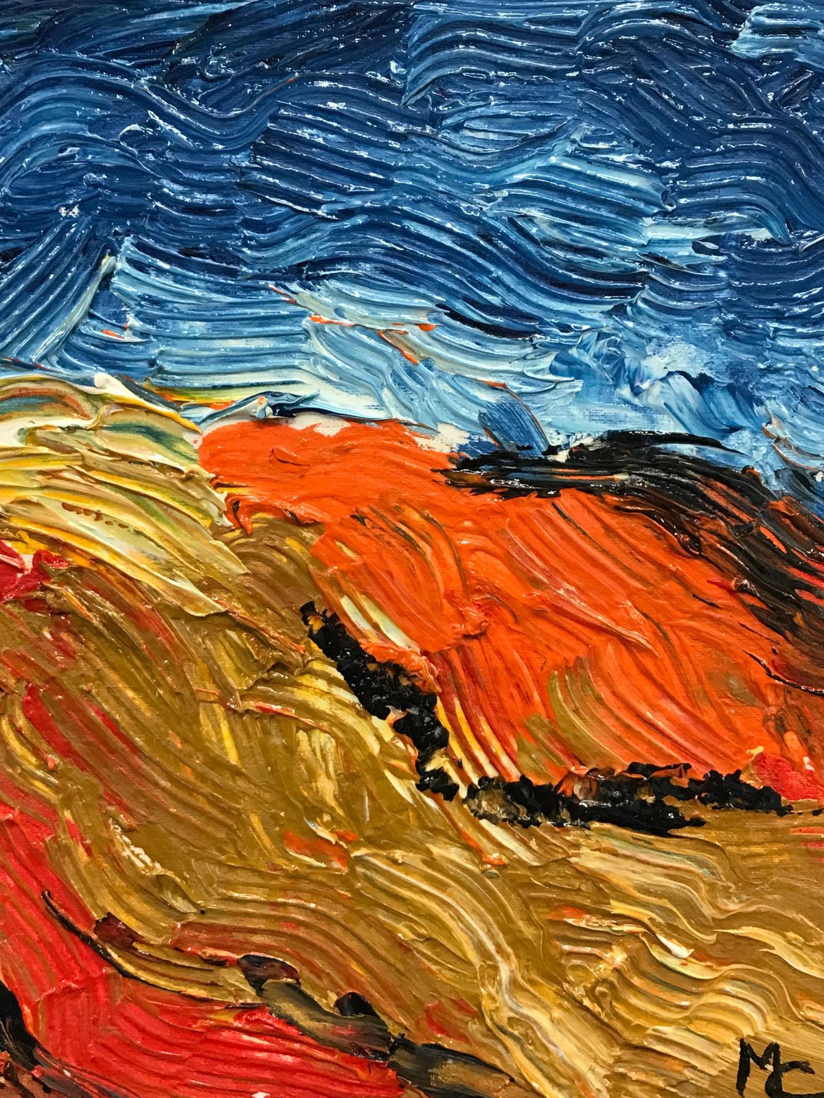 Unknownbright & Colorful French Impressionist Oil Painting, Vibrant Color Landscape2000 photo 214.0