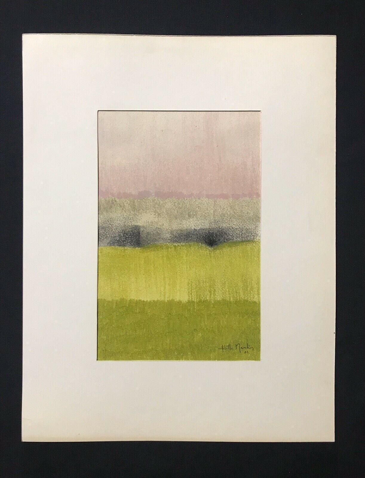 Unknownarlette Martin Superb French Geometric Abstract Painting, Green Shades20th Century photo furniture
