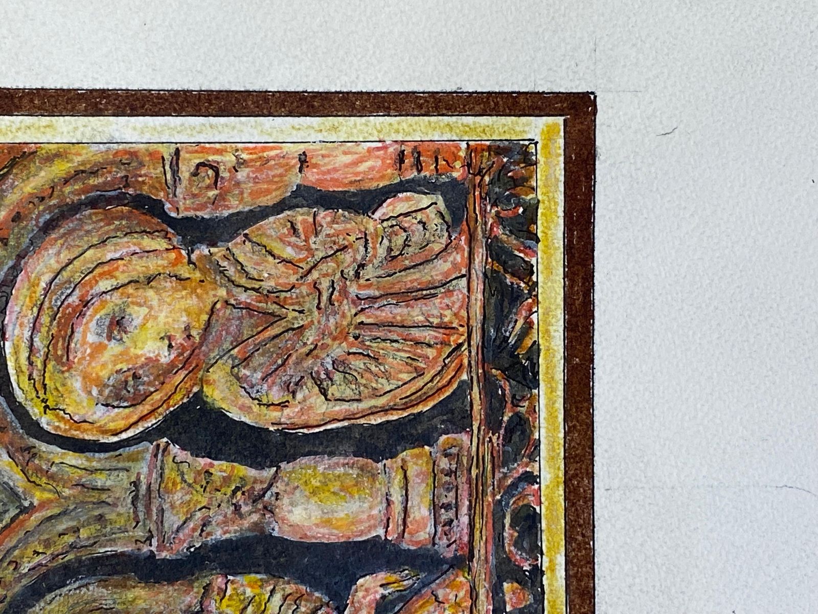 Unknown1950's French Modernist / Cubist Painting, Two Figures In Historic Landscape1950 photo 198.0