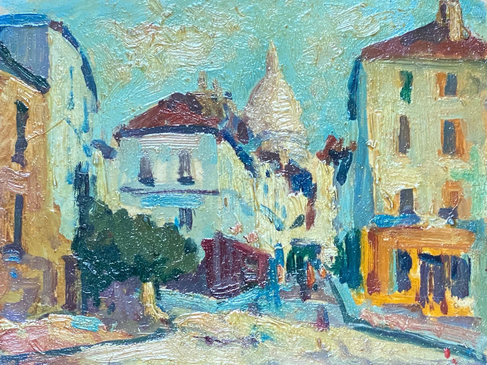 Unknownmaurice Mazeilie, French Impressionist Signed Oil, Montmartre Paris Sacre Co20th Century photo furniture