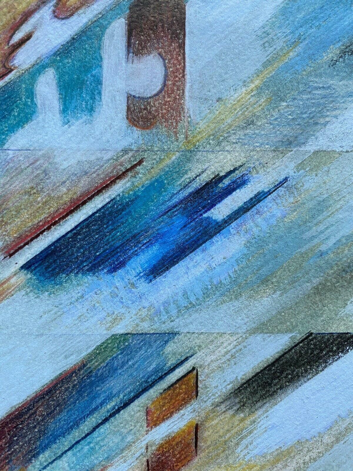 Unknownarlette Martin 'B.1924' 1970's French Geometric Abstract Painting20th Century photo for sale