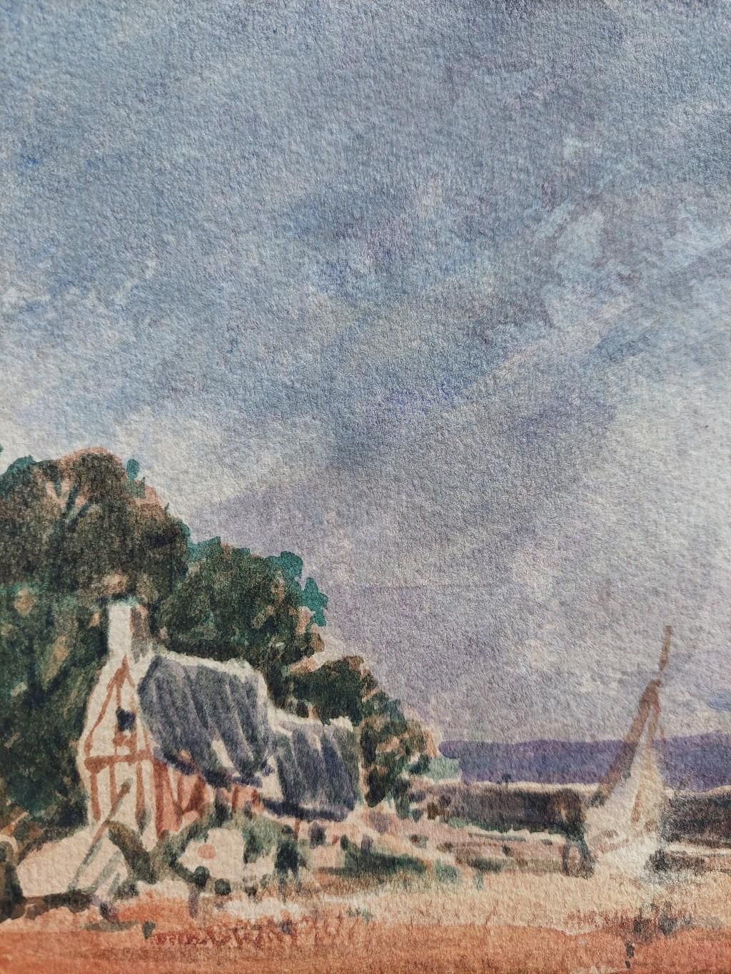 Unknownfrench Modernist Cubist Painting Sailboats On The Coast20th Century photo buy