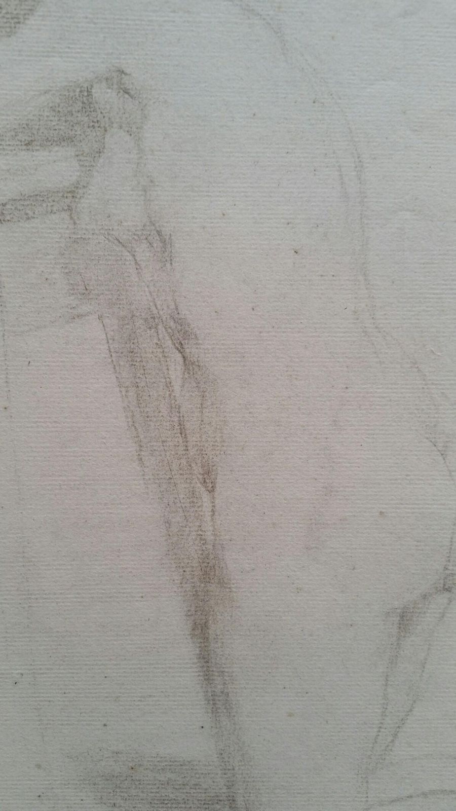 280.0 Unknownenglish Graphite Portrait Sketch Of Female Nude, Kneelingcirca 1880 1905 photo