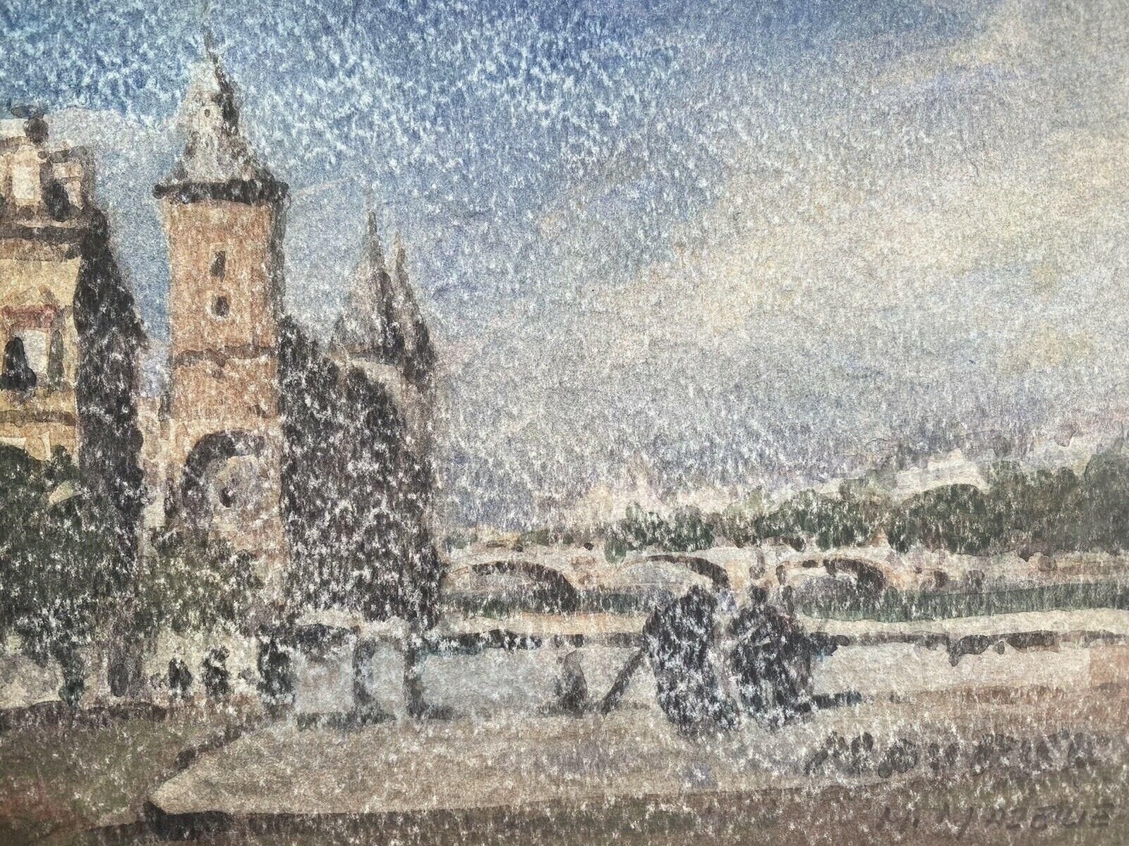 Unknownmaurice Mazeilie, French Impressionist City Landscape Scene20th Century photo furniture