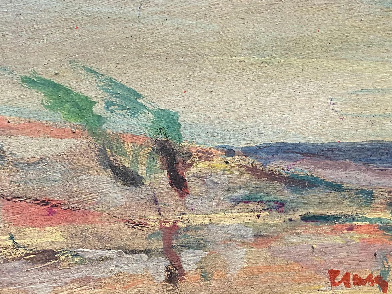 Unknownjacques Pinon, French Expressionist Landscape Oil Paintinglate 20th Century photo furniture