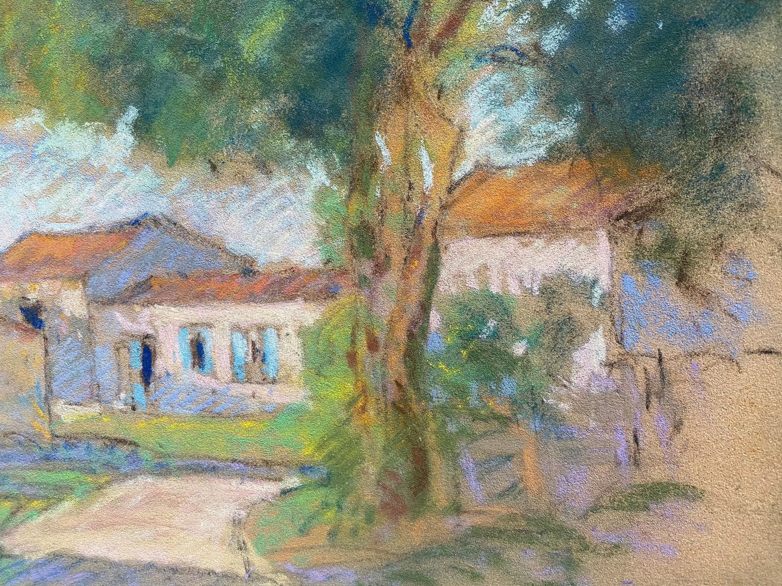 Unknowncamille Meriot, 1940's French Impressionist Pastel Country House & Buildingscirca 1940s photo 402.0