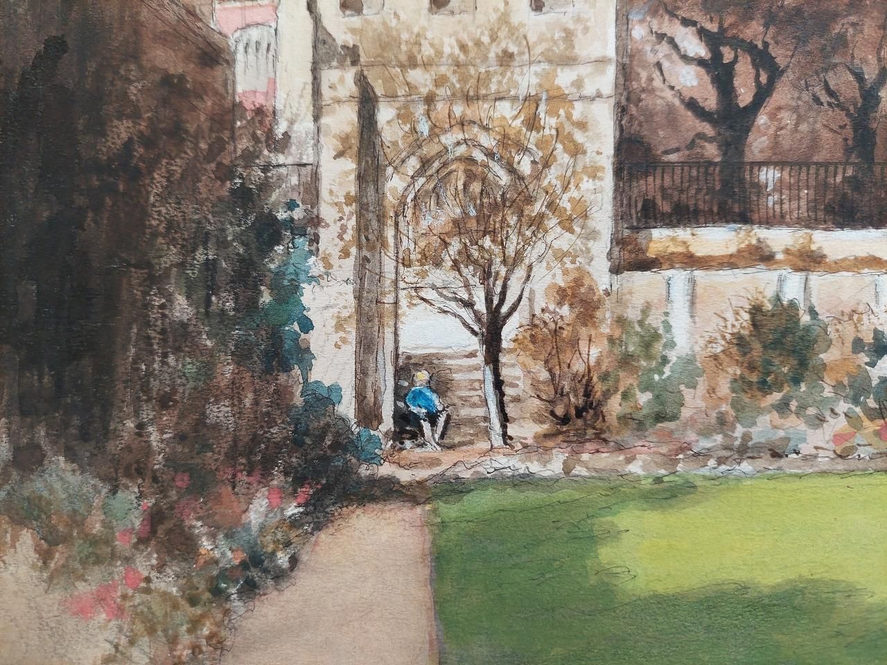 English  School20th Century Traditional English Painting Rochester Castle View, Kent20th Century photo buy