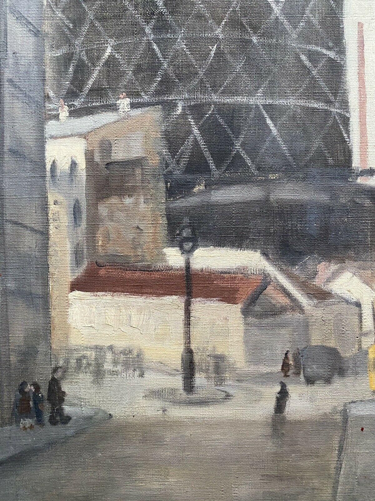 Unknowngenevieve Zondervan, French Oil Painting, Urban City View Streetcirca 1990s photo 484.0