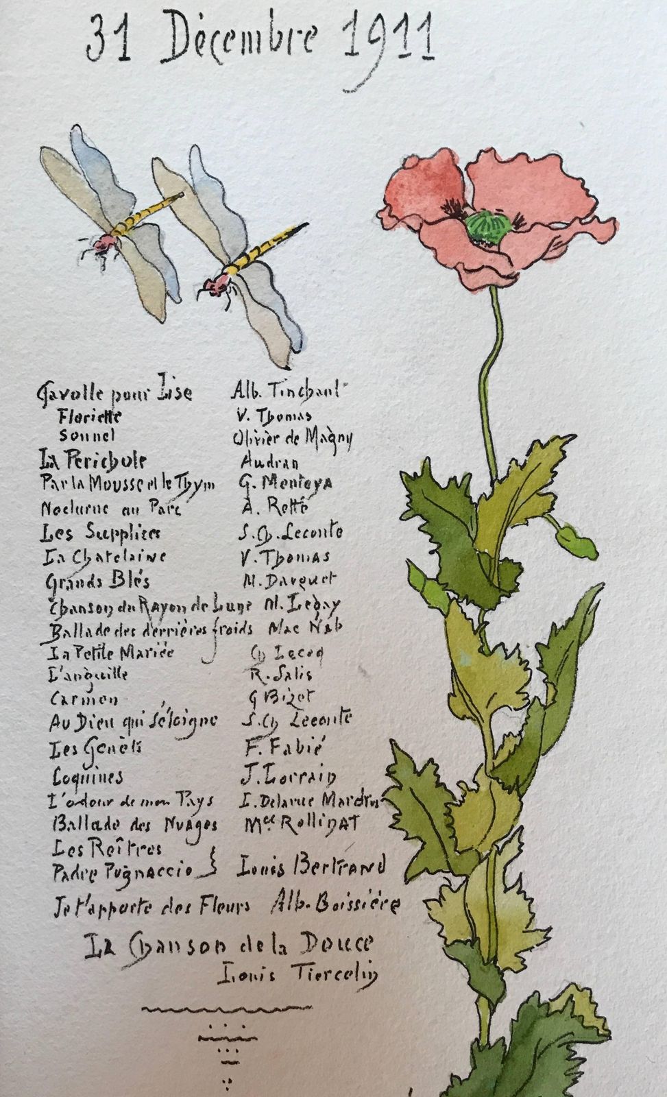 Unknownrare Set Of Nine Original French Watercolour Designs & Illustrationscirca 1900s photo vinterior