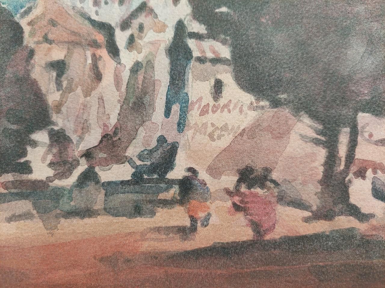 Maurice Mazeiliefrench Modernist Cubist Painting Sacre Coeur In Paris21st Century photo 509.0