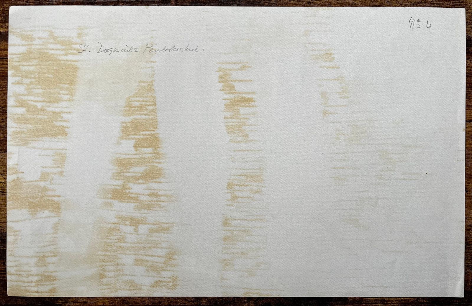 Anthony Herbertst Dogmaels Pembrokeshire River Estuary Landscape Boat Watercolour Painting1973 photo vintage