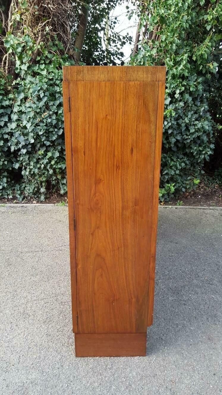 Stunning Large Art Deco Walnut & Sycamore Bookcase Epstein photo Furniture