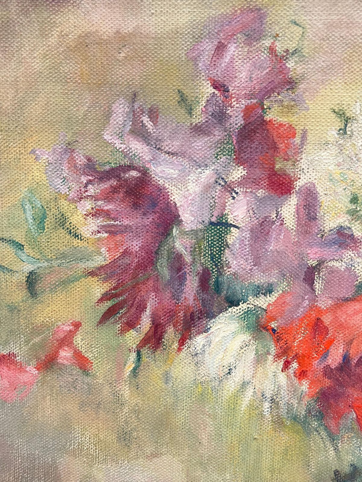 Cécile Hertz Eyrolles (1875 1974)1930's French Post Impressionist Oil Beautiful Still Life Natural Flowers1930's photo buy