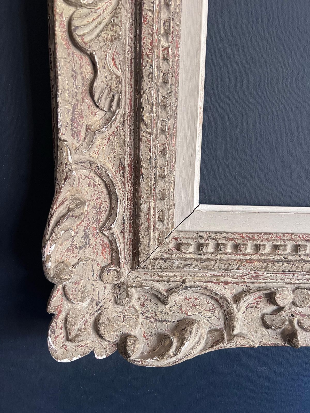 French School Mid Century French Picture Frame Original Montparnasse Period Shabby Chic1950’s photo for sale