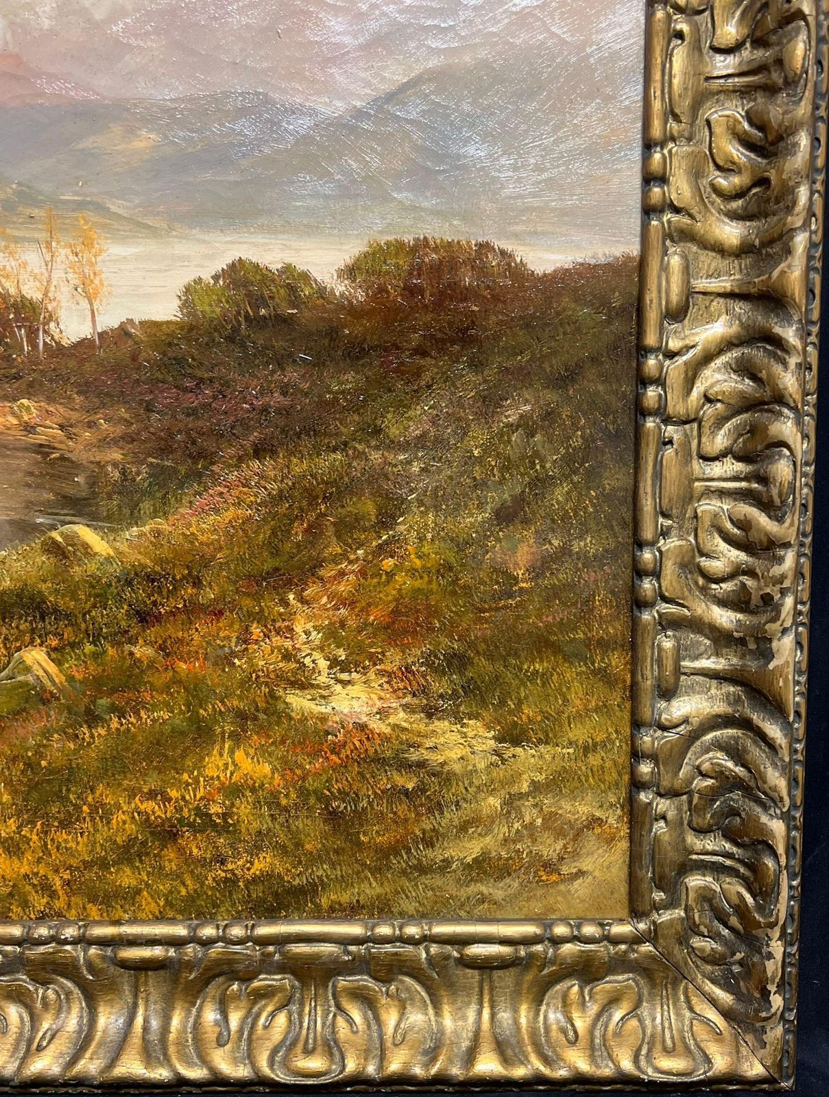 F. E. Jamiesonmajestic Highland Loch Landscape Serenity Oil Painting Scenic Mountain Lake1920's photo buy